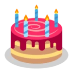 happy birthday chat stickers android application logo